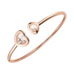 Bransoletka Chopard Happy Diamonds Icons z Diamentami, Różowe Złoto 001