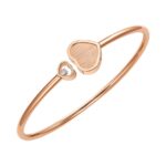 Bransoletka z diamentem Chopard Happy Hearts Golden Hearts James Bond 007 różowe złoto 00