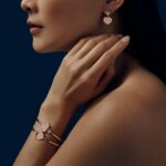 Bransoletka z diamentem Chopard Happy Hearts Golden Hearts James Bond 007 różowe złoto 004