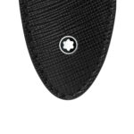 Etui czarne Montblanc Sartorial na 1 artykuł piśmienniczy długopis pióro skóra cielęca MB118699 002