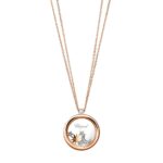 Wisiorek Chopard Happy Diamonds Happy Sun, Moon and Stars różowe złoto 002