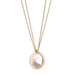 Wisiorek Chopard Happy Diamonds Happy Sun, Moon and Stars różowe złoto 003