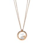 Wisiorek Chopard Happy Diamonds Happy Sun, Moon and Stars różowe złoto 004