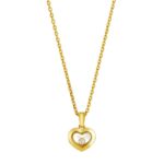 Wisiorek Chopard Happy Diamonds Icons złoty 002