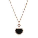 Wisiorek Chopard Happy Hearts złoty 002