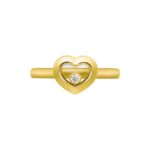 Złoty Pierścionek Happy Diamonds Icons z Diamentem 002