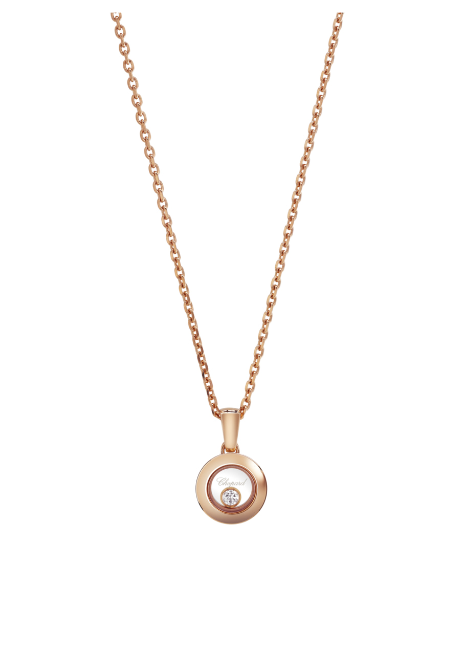 Naszyjnik Chopard Happy Diamonds Icons żółte złoto 750 diament 79A017-5001