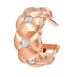 Kolczyki Treillage Egg – z różowego złota z diamentami 1716EA3131 12 02