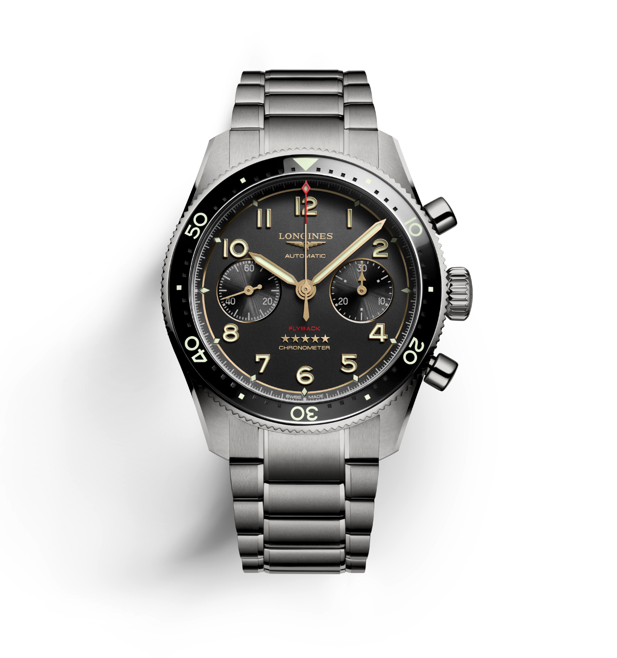 Zegarek Longines Spirit Flyback Titanium L3.821.1.53.6 Dobra