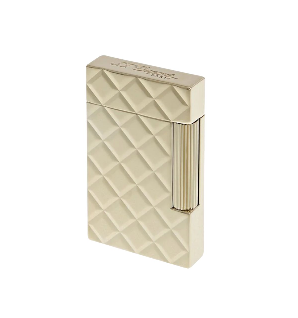 Zapalniczka S.T. Dupont Line-2 Slim Quilted Yellow Gold Finish