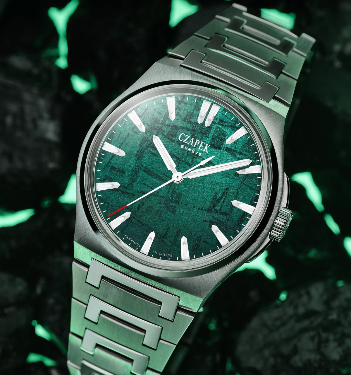 Zegarek-Antarctique-Green-Meteor-Czapek-Plucinski-2