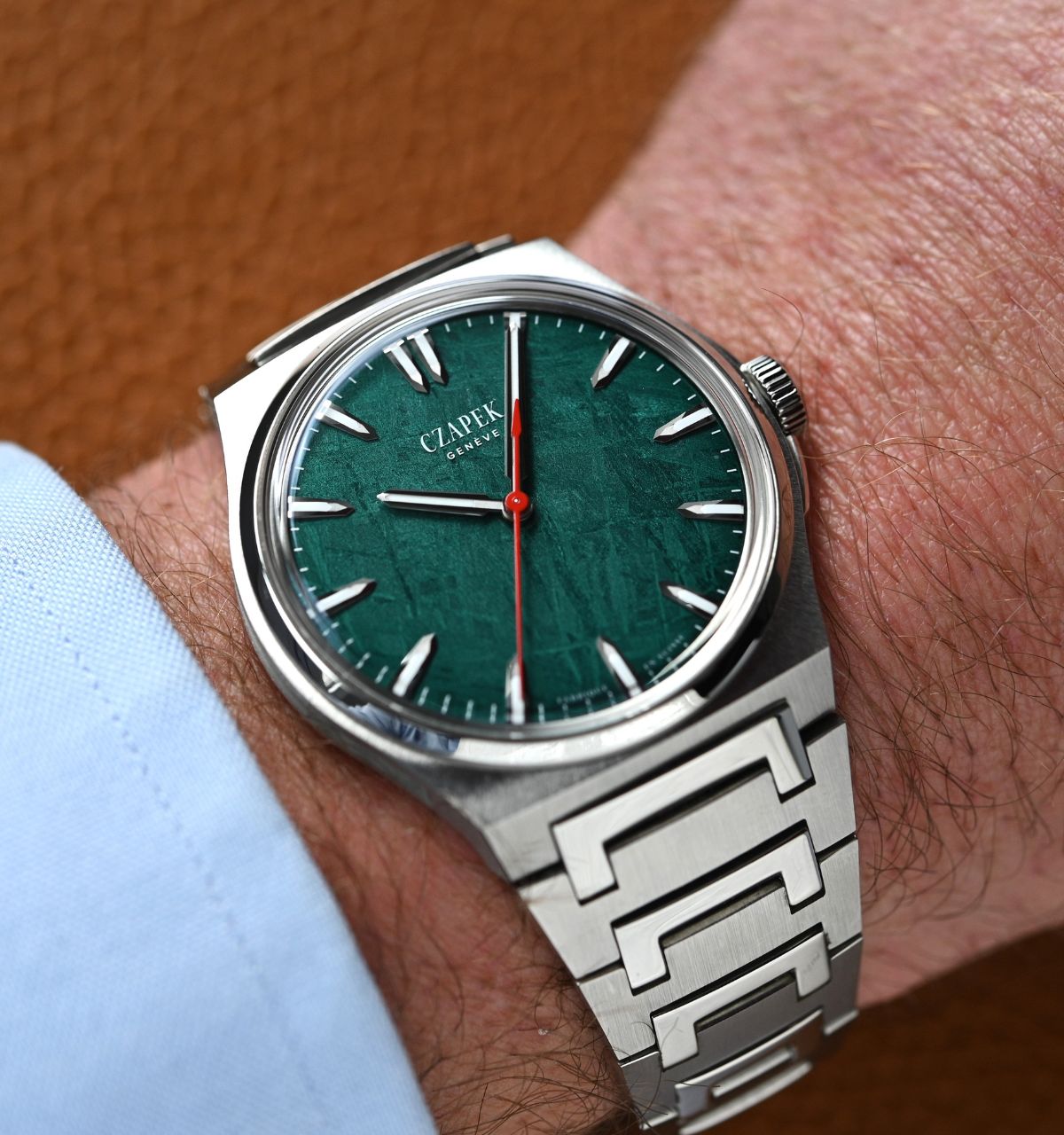 Zegarek-Antarctique-Green-Meteor-Czapek-Plucinski-5