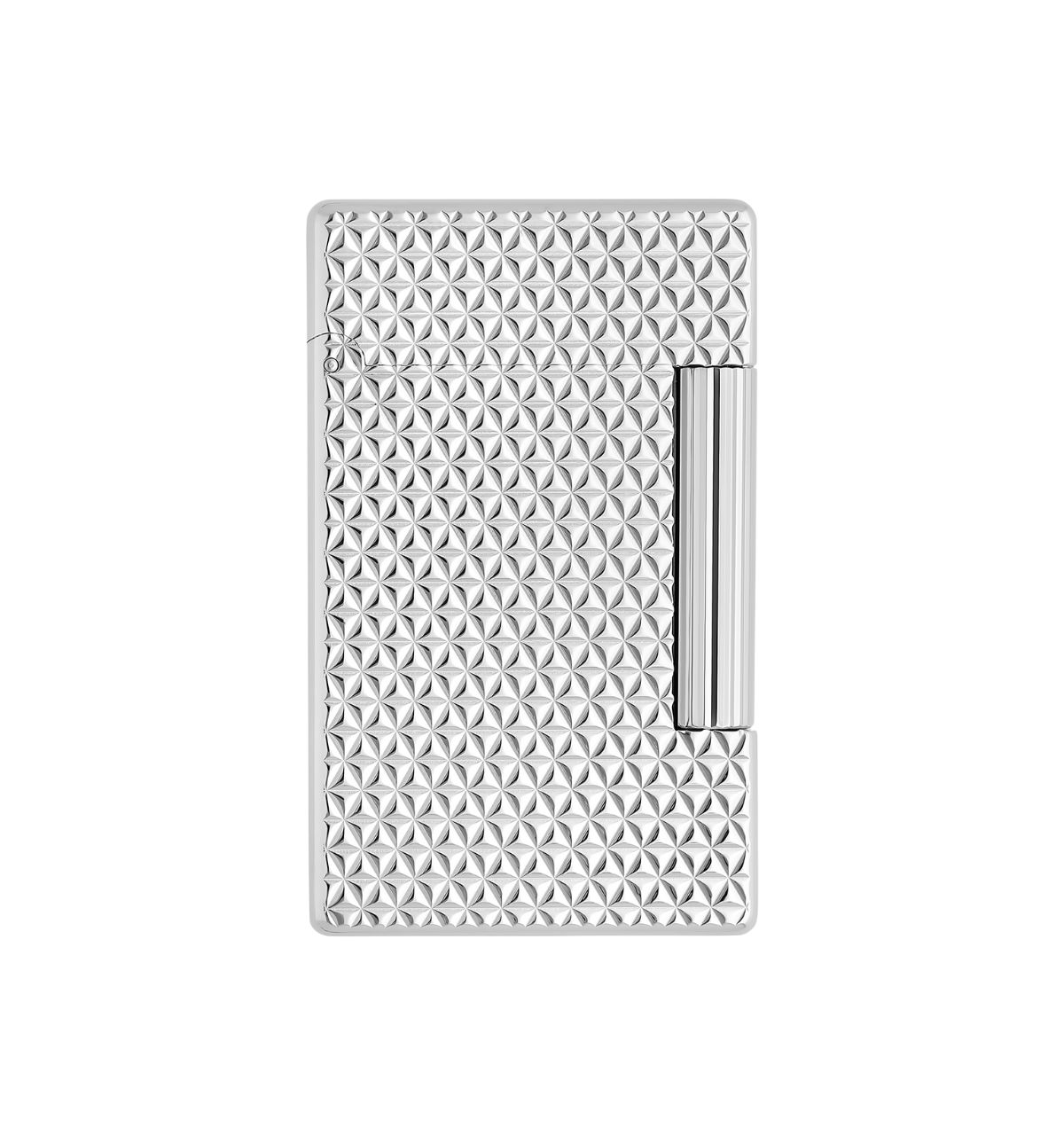 Zapalniczka-S.T.-Dupont-Initial-Guilloche-Diamond-Head-Silver-Plucinski-4