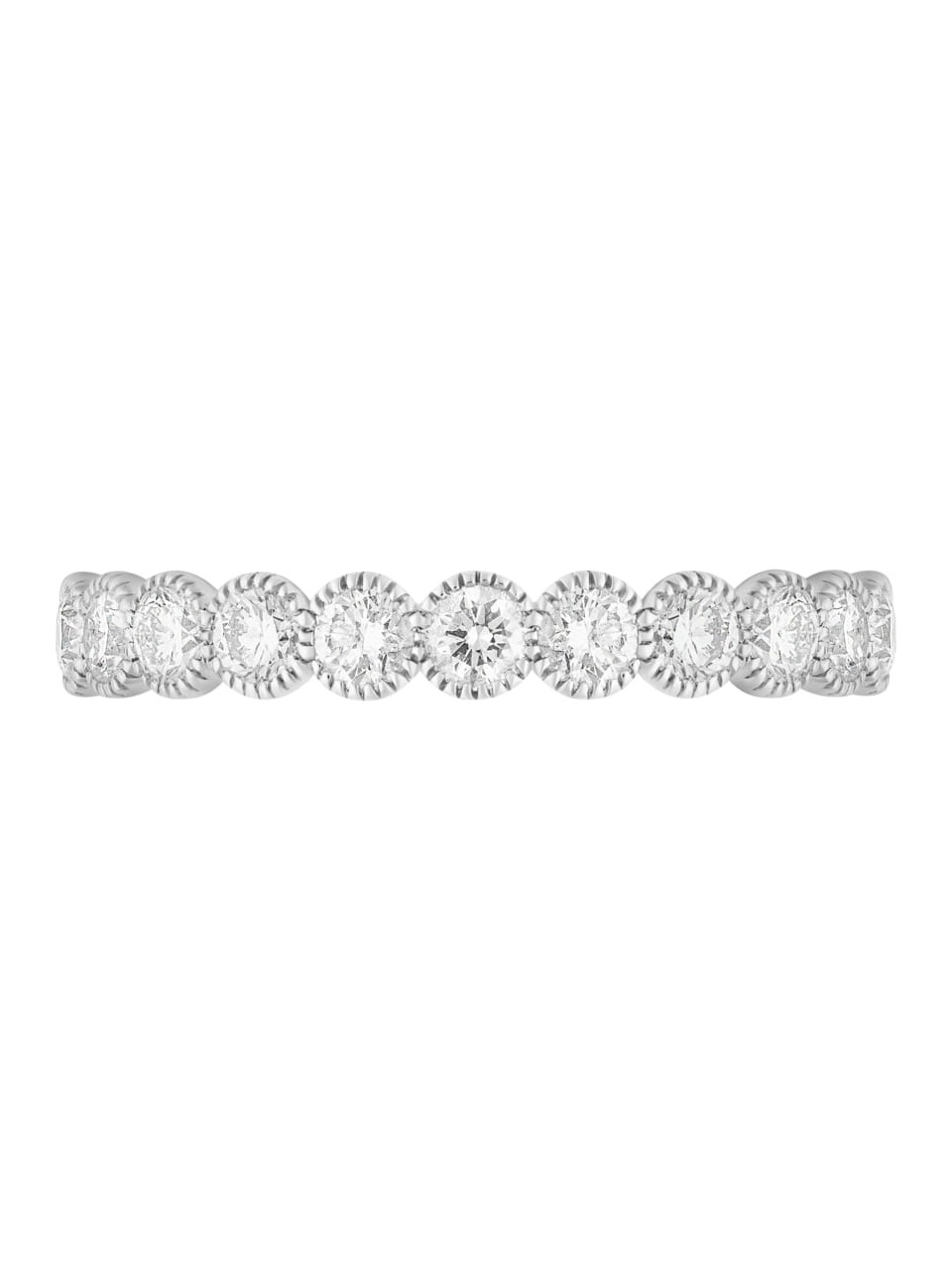 Pierścionek Rota e Rota z diamentami 0,95 ct – białe złoto - obrazek 2