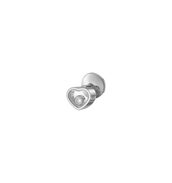 Kolczyk My Happy Hearts białe złoto diament Chopard