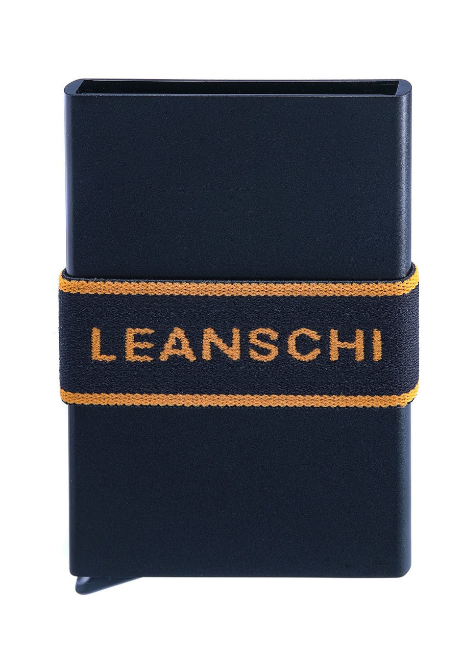 Etui na karty Leanschi Tech-Wallet V2 Signature Aluminium Black