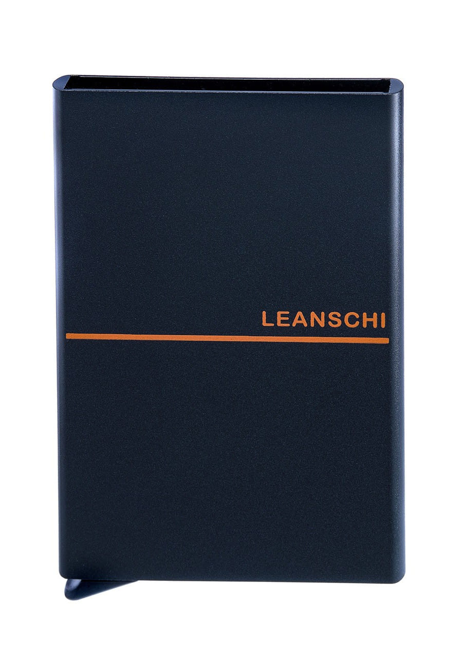 Etui na karty Leanschi Tech-Wallet V2 Signature Aluminium Black - obrazek 3